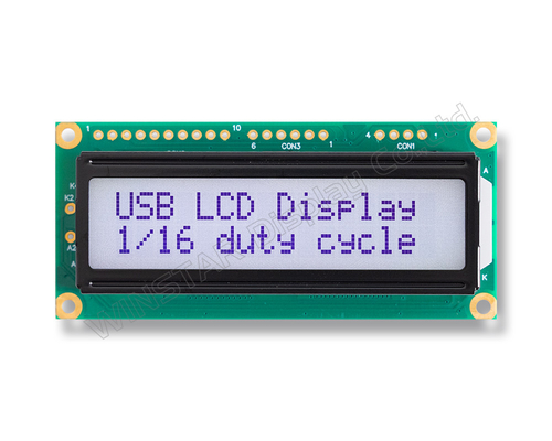 16*2 символов USB интерфейс FSTN STN LCD модуль Winstar заменить промышленное использование