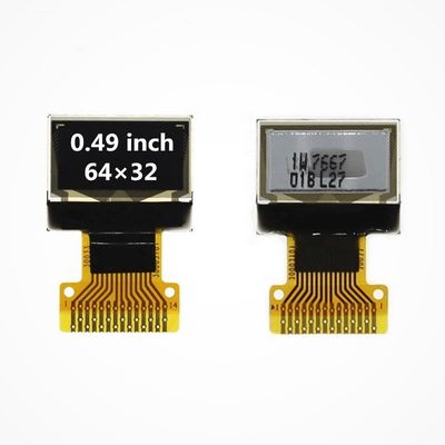 Мини экран матрица ТОЧКИ дисплея 64x32 0,49 дюймов SSD1306 I2c прозрачная OLED для Handheld приборов